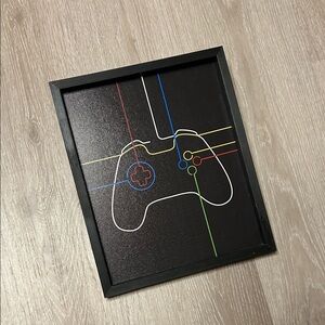 At Home Framed Gaming Controller Wall Art